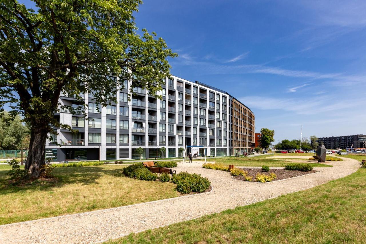 Chlebova - Riverside View Terrace, Free Parking, Gym & Kidsplay By Downtown Apartments Гданськ Екстер'єр фото