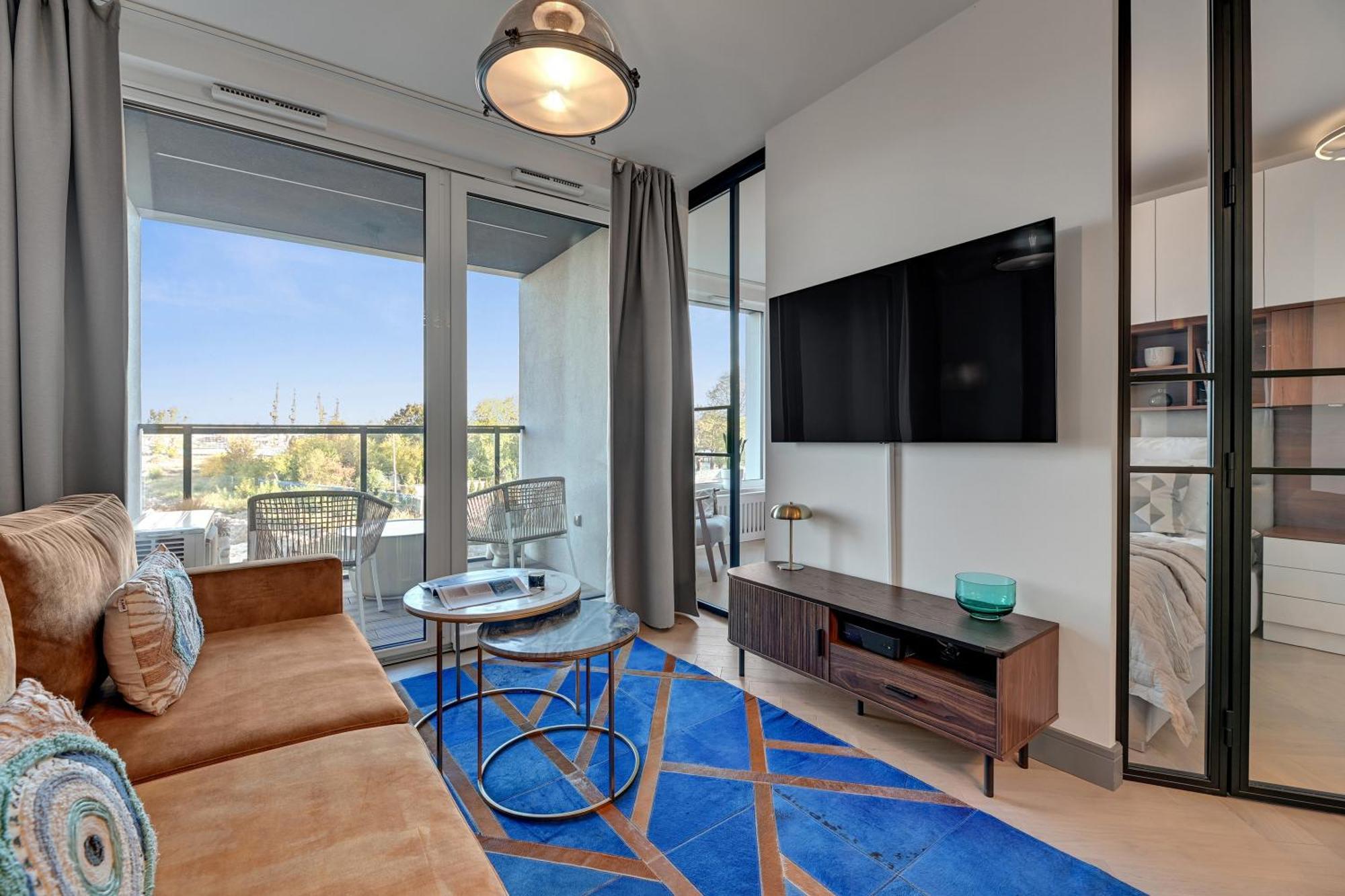 Chlebova - Riverside View Terrace, Free Parking, Gym & Kidsplay By Downtown Apartments Гданськ Номер фото