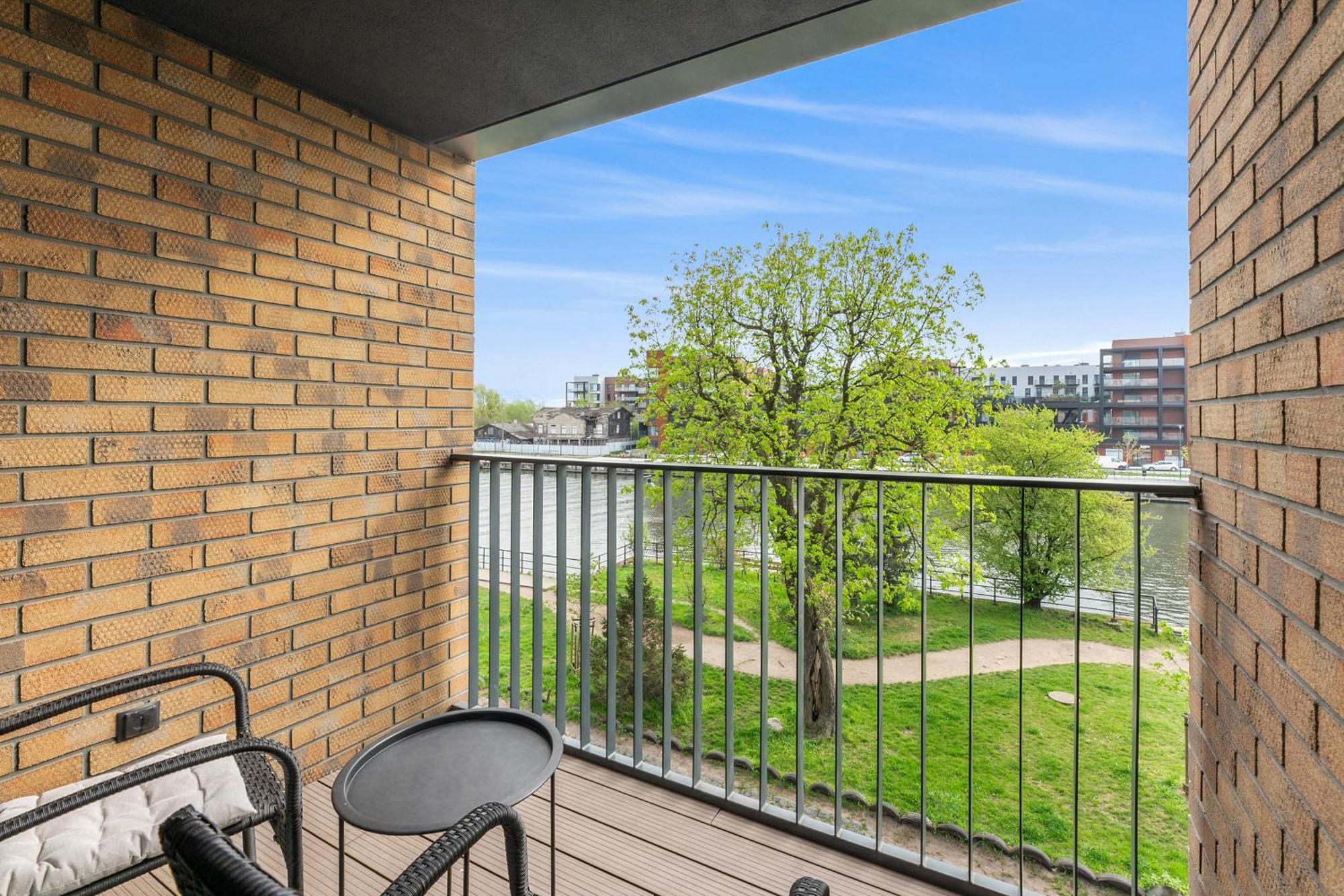 Chlebova - Riverside View Terrace, Free Parking, Gym & Kidsplay By Downtown Apartments Гданськ Екстер'єр фото